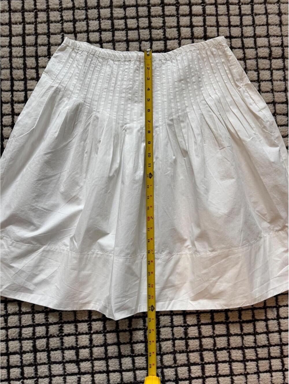 Free People White Knee-Length A-Line Skirt - Picture 5 of 8